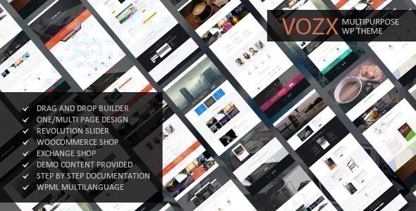 Vozx - Multipurpose & Event WordPress Theme Logo